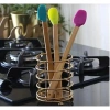MDB Silikon Uçlu Isıya Dayanıklı Bambu Spatula 3lü Set