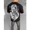 MDB Unisex Baskılı Oversize Thirt  iyah