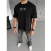 MDB Unisex Baskılı Oversize Thirt  iyah