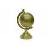 Yerküre Dünya Antik Bronz Dekoratif Hediyelik
