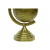Yerküre Dünya Antik Bronz Dekoratif Hediyelik
