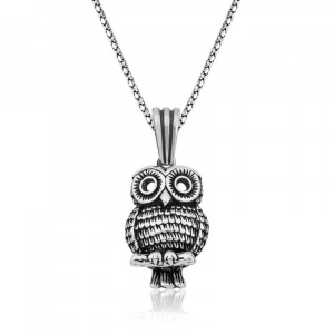 ​925 Ayar Gümüş Baykuş Kolye