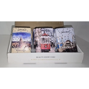 12li Büyüteçli Dikdörtgen Cep Aynası