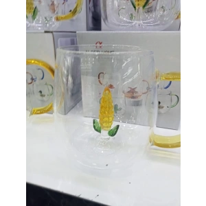 MDB 3D Mısır Figürlü Kupa Bardak