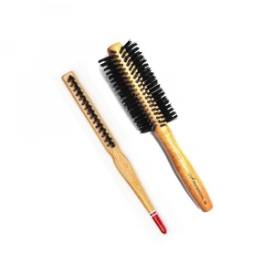 506 Ve 690 Profesyonel Yanmaz Set Topuz Saç Fırçası-2li