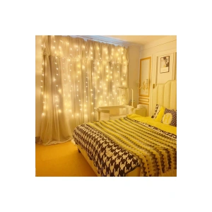 MDB 8 Fonksiyonlu Peri Perde Led Uzaktan Kumandalı Günışığı Perde Peri Led (3 mt x 3 mt)