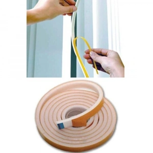 9 Metre Pencere Izolasyon Bandı Yapışkanlı Cam Yalıtım Süngeri Rüzgar Soğuk Kesici