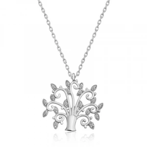 925 Ayar Gümüş Hayat Ağacı Kadın Gümüş Kolye