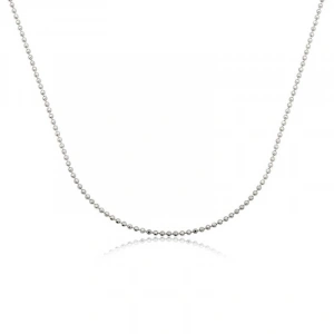 925 Ayar Gümüş Küçük Top Zincir