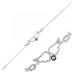 925 Ayar Gümüş Melek Kanadı Bileklik