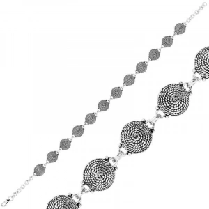 925 Ayar Gümüş Telkari Bileklik