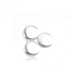 925 Ayar Gümüş Üç Hilal Rozet