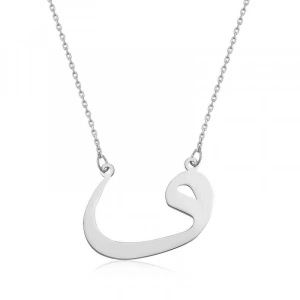 925 Ayar Gümüş Vav Kadın Gümüş Kolye