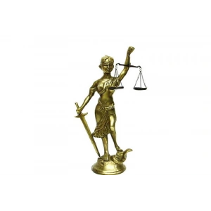 Adalet Kadını Biblo Terazili Dekoratif Hediyelik