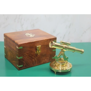 MDB Ahşap Kutulu Pusulalı Dürbün