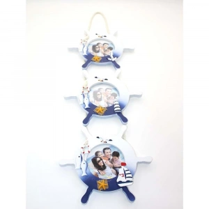 Ahşap Marin 3Lü Çerceve