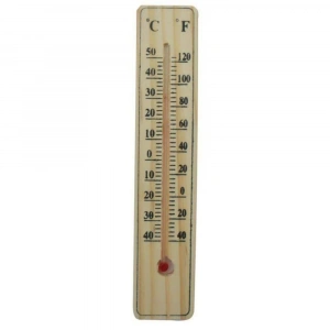 Ahşap Oda Sıcaklığı Sıcaklık Ölçümü Termometresi Küçük Boy