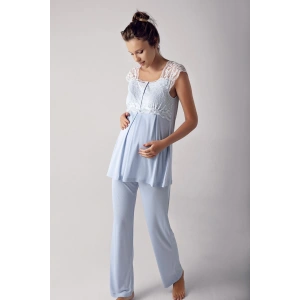 MDB Artış 13200 Bayan Kısa Kol Lohusa Pijama Takımı