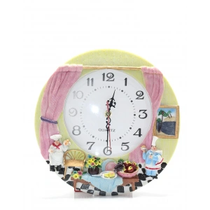 MDB Aşçı Tasarımlı Polyester Duvar Saati Model 3