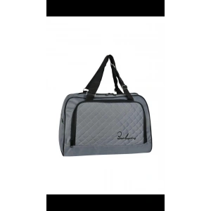 Askılıklı Spor El Valizi Büyük Boy Su Geçirmez El Çantası Gri