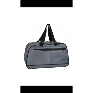 Askılıklı Spor El Valizi Büyük El Çantası Gri