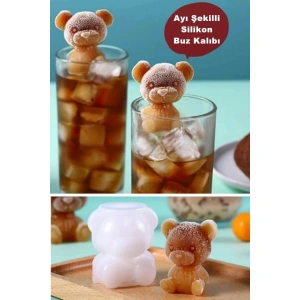 MDB Ayı Şekilli Silikon Buz Kalıbı