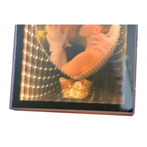 Ayna Led li Çerçeve Led Işıklı Kalpli Fotoğraf Çerçevesi