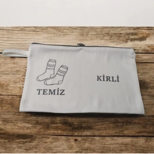 MDB Baskılı Kirli-Temiz Seyahat (Çorap) Torbası