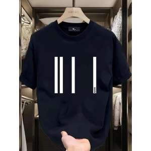 MDB Baskılı Oversize Bisiklet Yaka Tshirt  iyah