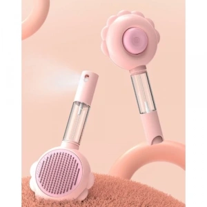 MDB Basmalı Telli  Su Sprey Hazneli Hayvan Fırçası Çift 2in 1