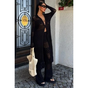 MDB Bridget Ajurlu Uzun Hırka Takım 9881