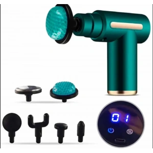 Darbeli Şarjlı 6 Başlıklı Masaj Aleti
