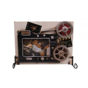 Dekoratif Metal Çerçeve Sinema Projektörü Dekorlu Hediyelik