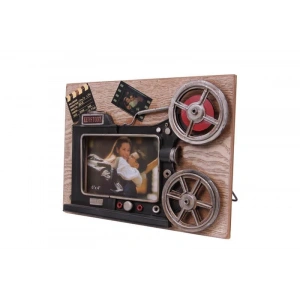 Dekoratif Metal Çerçeve Sinema Temalı Vintage Ev Ofis Hediyelik