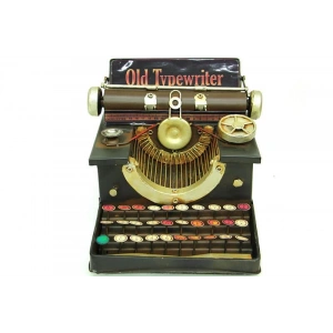 Dekoratif Metal Daktilo Biblo Vintage Hediyelik