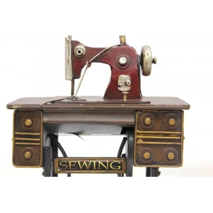 Dekoratif Metal Dikiş Makinesi Biblo Masaüstü Hediyelik