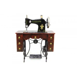 Dekoratif Metal Dikiş Makinesi Vintage Ev Ofis Hediyelik