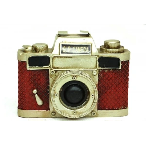 Dekoratif Metal Fotoğraf Makinesi Obje Biblo Vintage Hediyelik