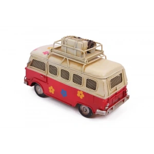 Dekoratif Metal Minibüs Çerçeveli ve Kumbaralı