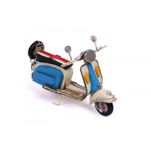 Dekoratif Metal Scooter Vintage Dekoratif Ev Ofis Hediyelik