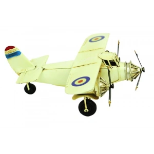 Dekoratif Metal Uçak Biblo Dekoratif Ev Ofis Hediyelik