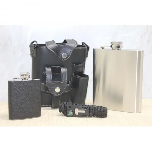 Deri Kılıflı Matara Seti