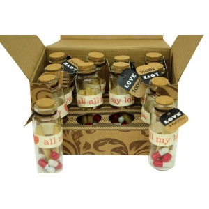 Dilek Şişesi Love 12li Paket Hediyelik