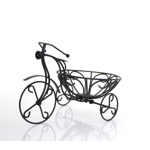 Ferforje Bisiklet Çiçeklik Dekoratif Hediyelik