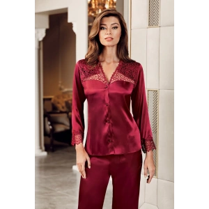 MDB Freshness 9600-PT Saten Dantel Detay Pijama Takım