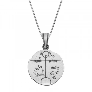 Gümüş Gök Tengri Kolye