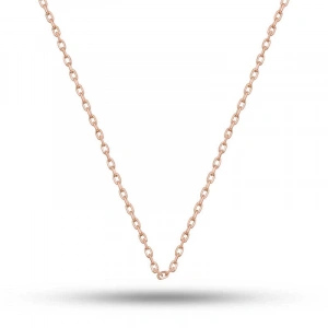 Gümüş Rose 0.30 Mikron 50 Cm Forse Kadın Zincir