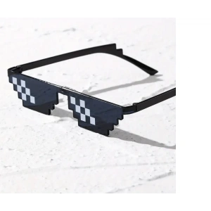 Güneş Gözlüğü Mozaik Siyah Kedi Gözlükleri