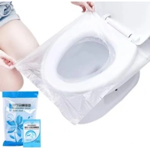 Hijyenik Tek Kullanımlık Klozet Kapağı Poşeti 50 Adet POŞETLİ