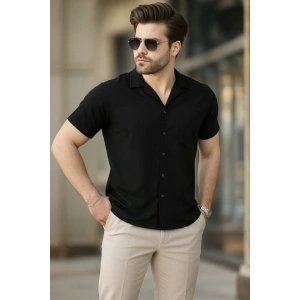 MDB İki İplik Kumaş Gömlek  iyah